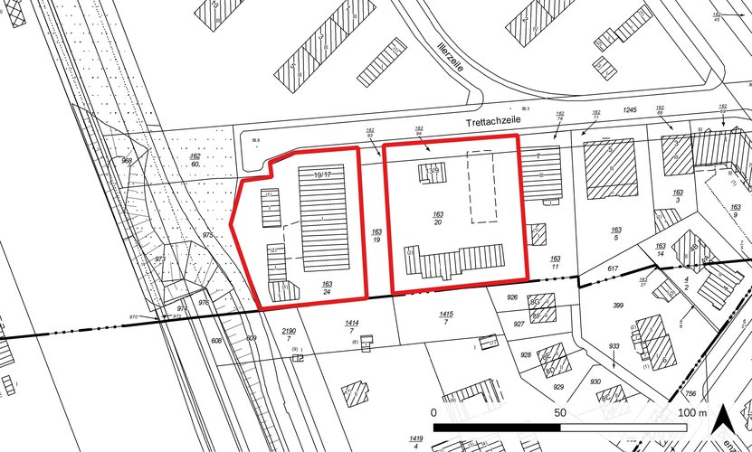 Geltungsbereich Bebauungsplan 12-63b