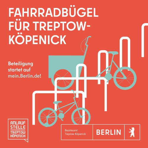 Das Bild zeigt Fahrradabstellanlagen und Fährräder
