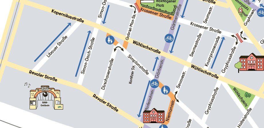 Ausschnitt aus dem Verkehrskonzept