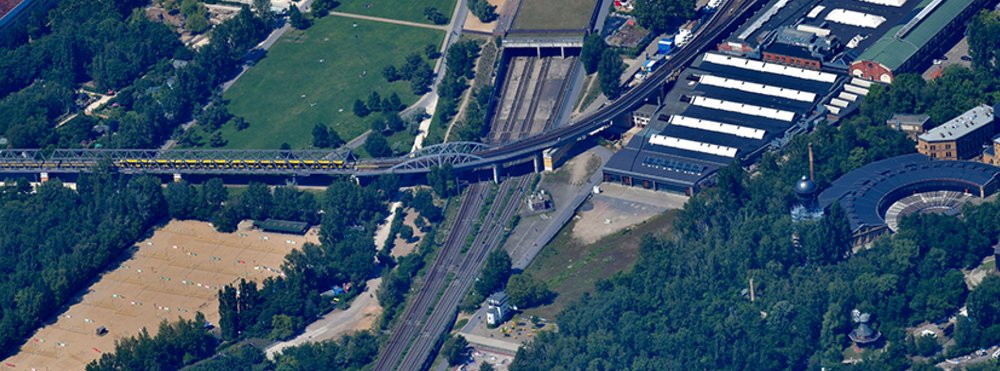 Luftbild der Urbanen Mitte