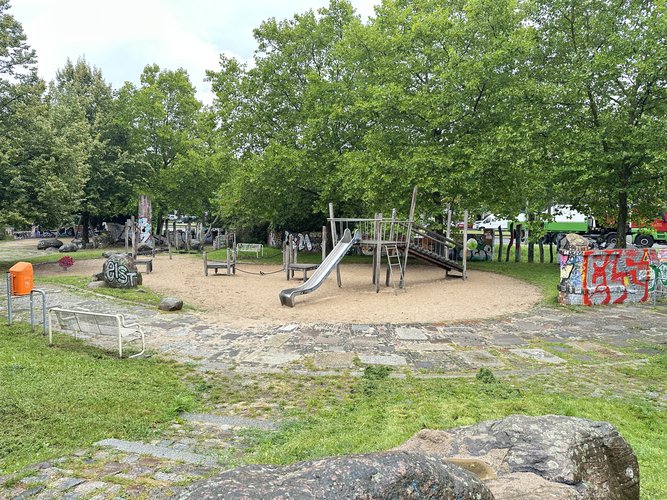 Aktuelle Ansicht Spielplatz Zossener Str.