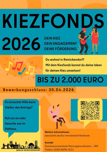 Plakat Kiezfonds 2026