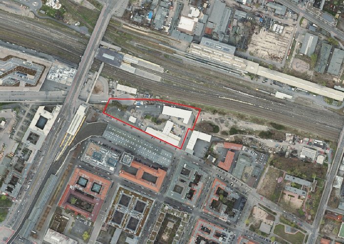 Ein Luftbild vom Planungsgebiet.