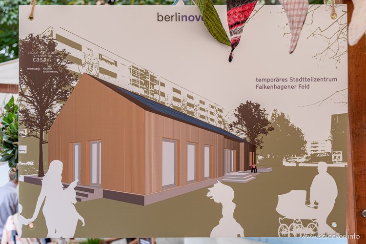 Entwurf zum Temporären Stadtteilzentrum