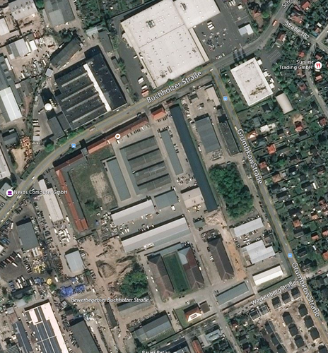 Satellitenbild des Gebiets