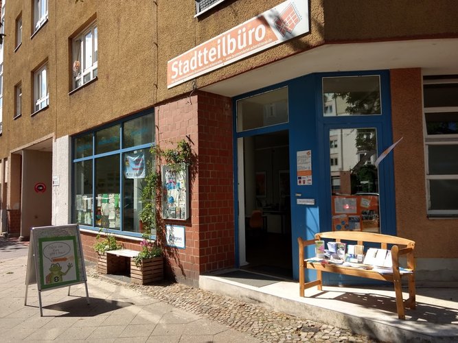 Foto vom Stadtteilbüro von außen