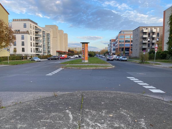 Bild entlang der Neumannstraße