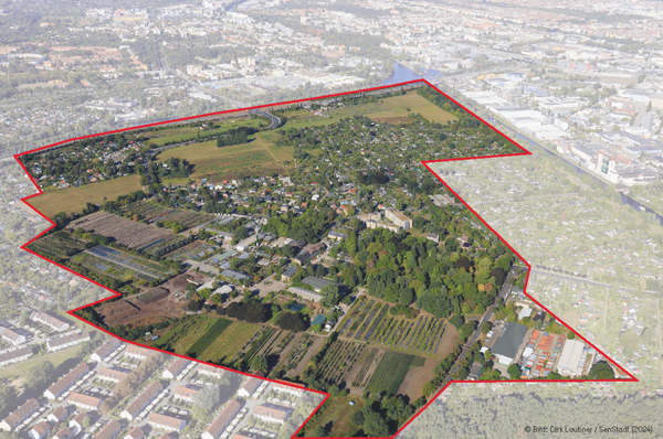 Schrägluftbild des Gebiets Dreieck Späthsfelde