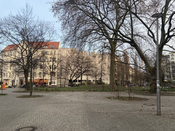 Blick auf den Nikolsburger Platz