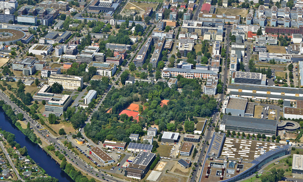 Luftbild des Plangebiets