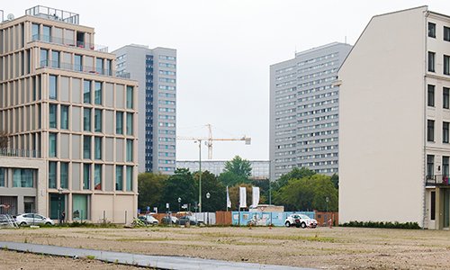 das Baufeld an der Breiten Straße