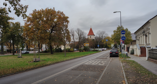 Ansicht auf den Ortskern von Alt-Blankenburg