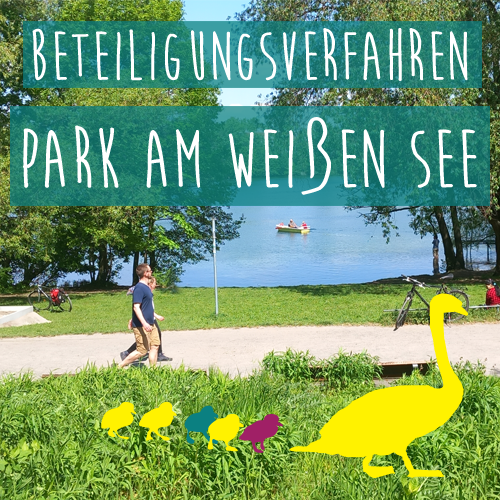 Uferabschnitt des Weißen Sees im Sommer