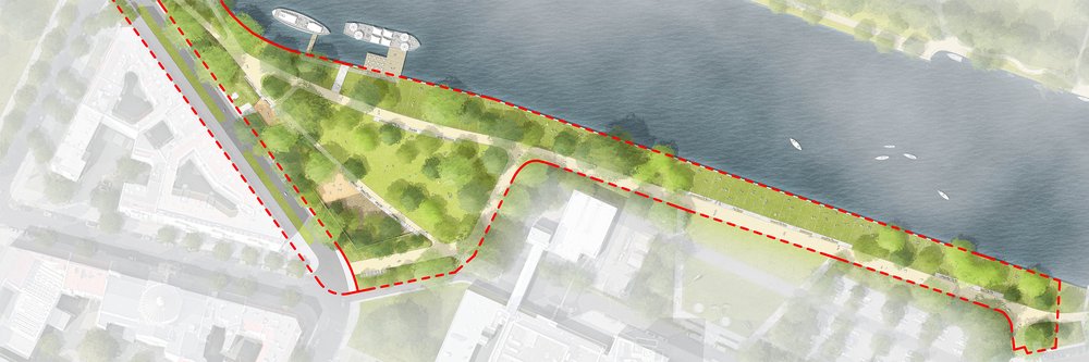 Mehr Informationen über Planung zur Erneuerung der Uferwege und Freiflächen am Urbanhafen