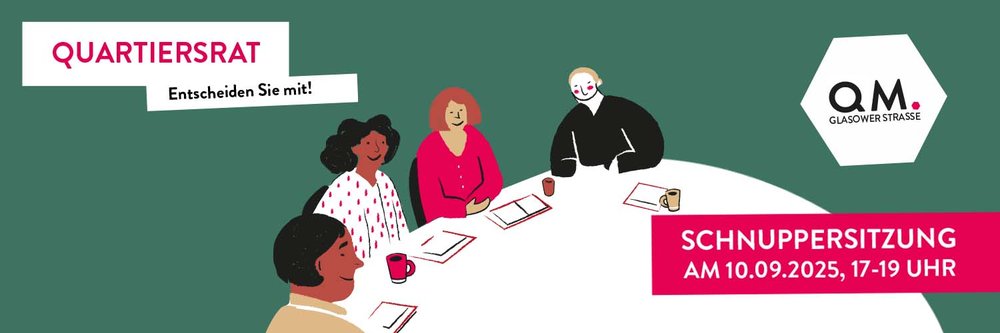 Mehr Informationen über Quartiersrat QM Glasower Straße - bewerben Sie sich jetzt!