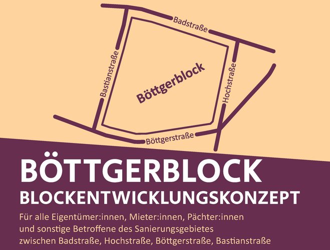 Mehr Informationen über Böttgerblock Blockentwicklungskonzept