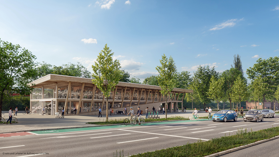 Mehr Informationen über Fahrradparkhaus + Abstellanlage am Regional- und S-Bahnhof Schöneweide