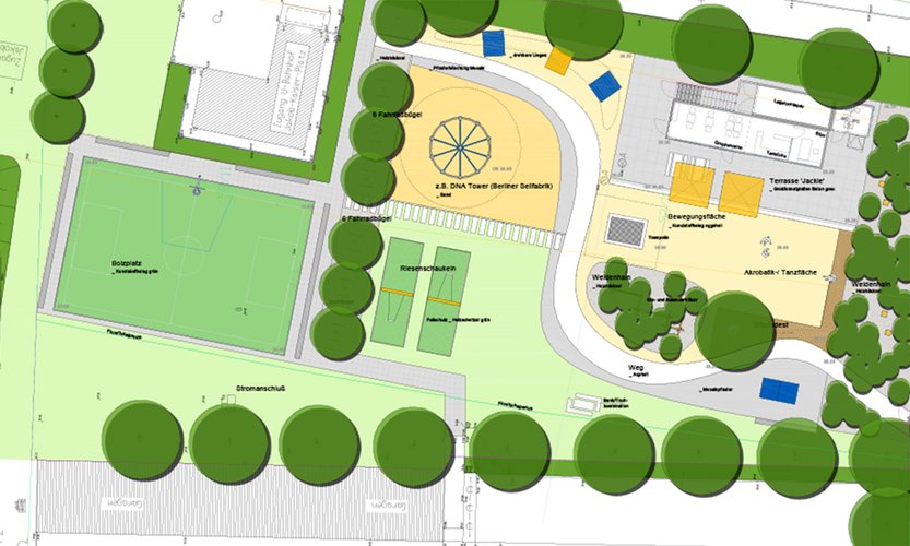 Mehr Informationen über Erneuerung Spiel- und Bolzplatz Klausingring