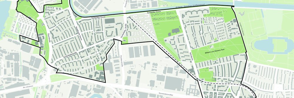 Mehr Informationen über Ein Logo für das Fördergebiet Haselhorst/Siemensstadt
