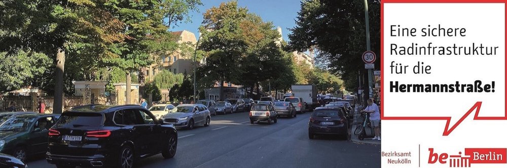 Mehr Informationen über Eine sichere Radinfrastruktur für die Hermannstraße