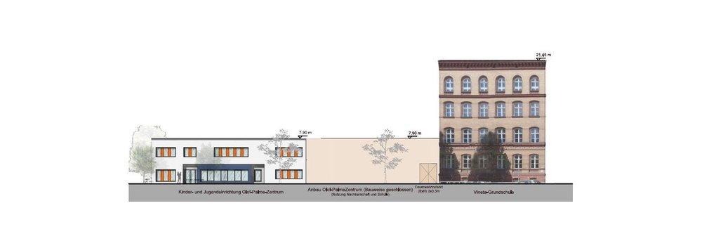 Mehr Informationen über Erweiterungsbau Olof-Palme-Zentrum