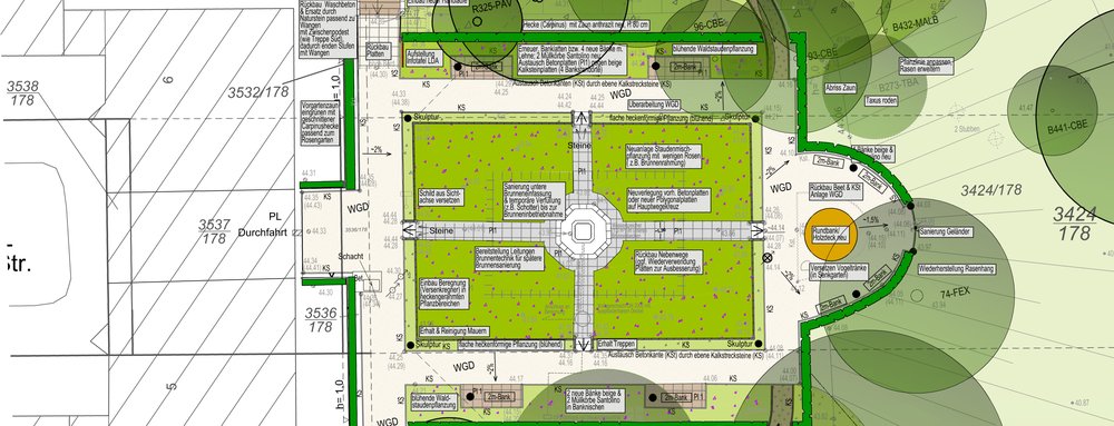 Mehr Informationen über Sanierung des Rosengartens im Franckepark
