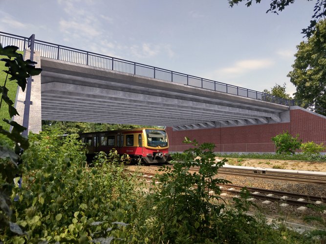 Mehr Informationen über Ersatzneubau der Südlichen Blumberger Damm Brücke