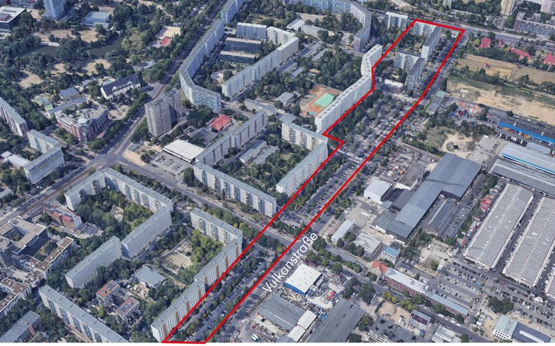 Mehr Informationen über Beteiligung zur städtebaulichen Studie zur Entwicklung entlang der Vulkanstraße