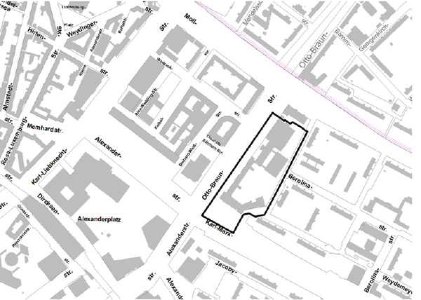 Geltungsbereich Bebauungsplan 1-105