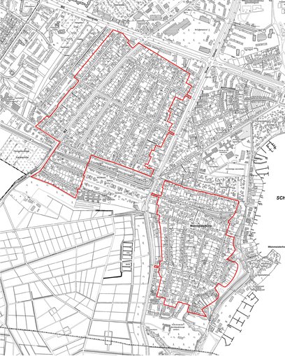 Geltungsbereich des Bebauungsplans 5-135 E