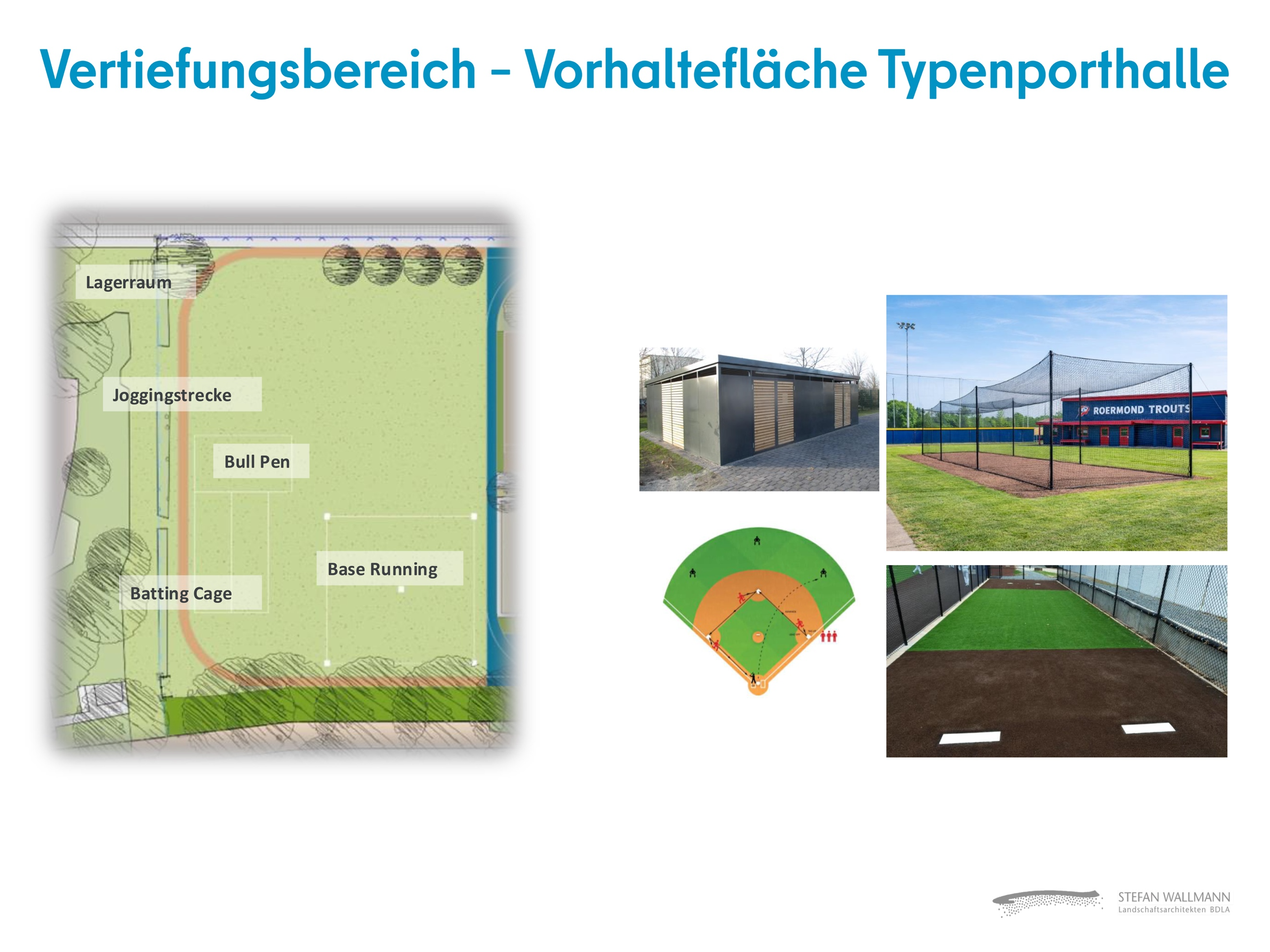 Vertiefungsbereich - Vorhaltefläche Typensporthalle
