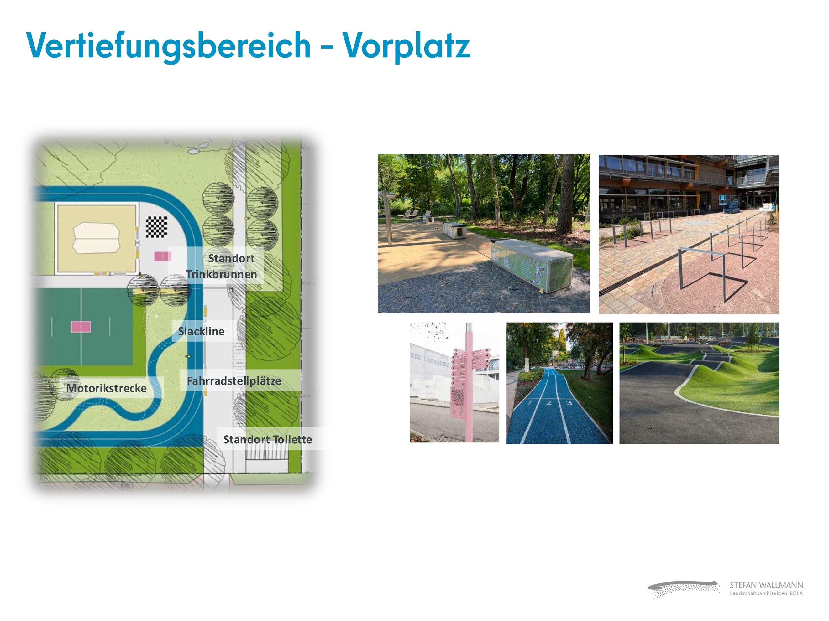 Vertiefungsbereich - Vorplatz