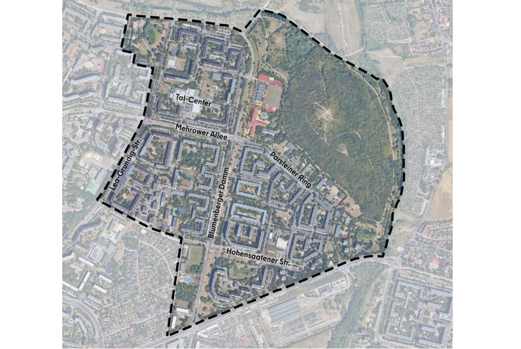 Untersuchungsgebiet ISEK Marzahn Ost, Karte: UmbauStadt