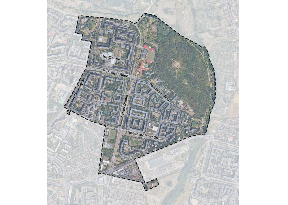 Untersuchungsgebiet ISEK Marzahn Ost, Karte: UmbauStadt