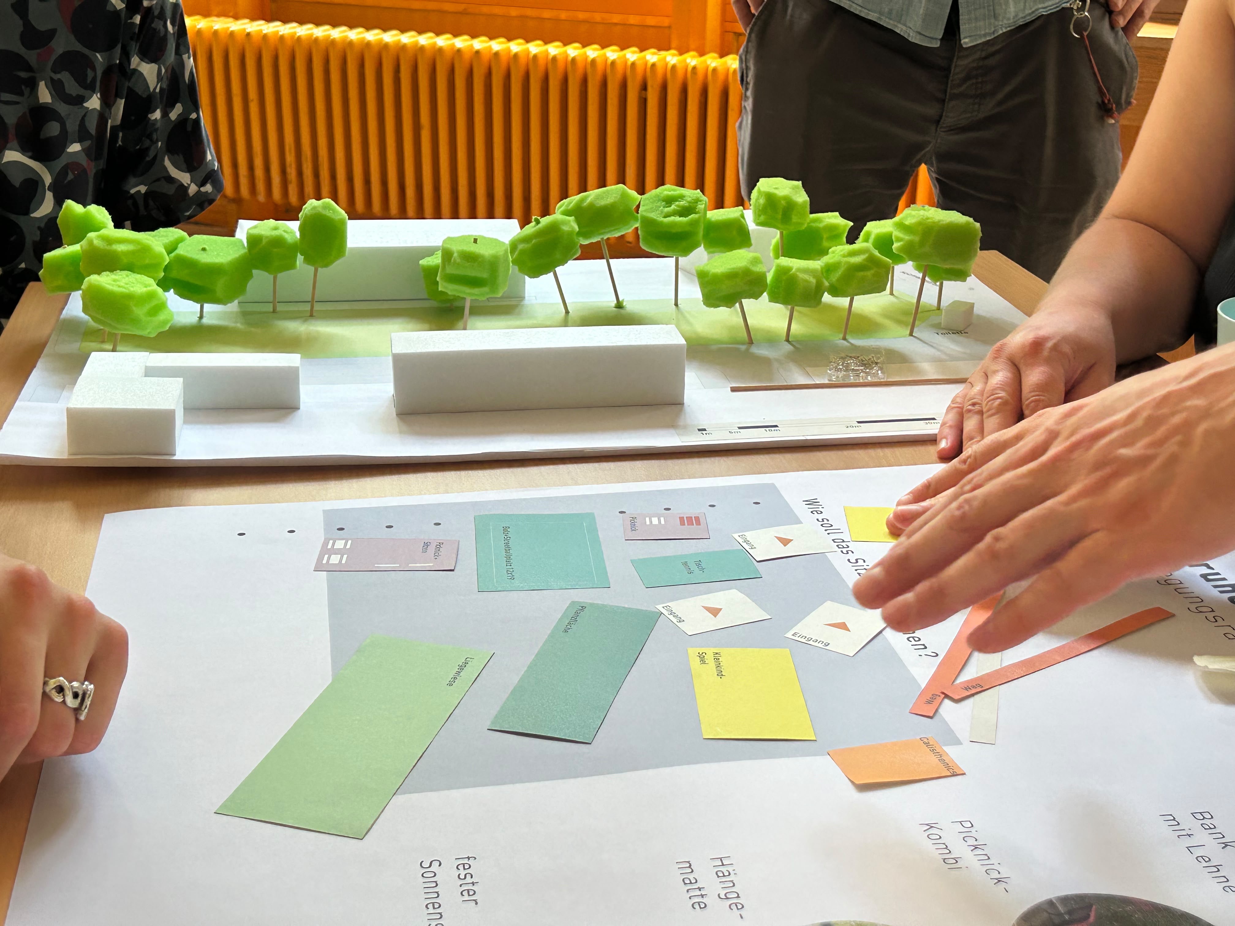 Modelle beim Workshop