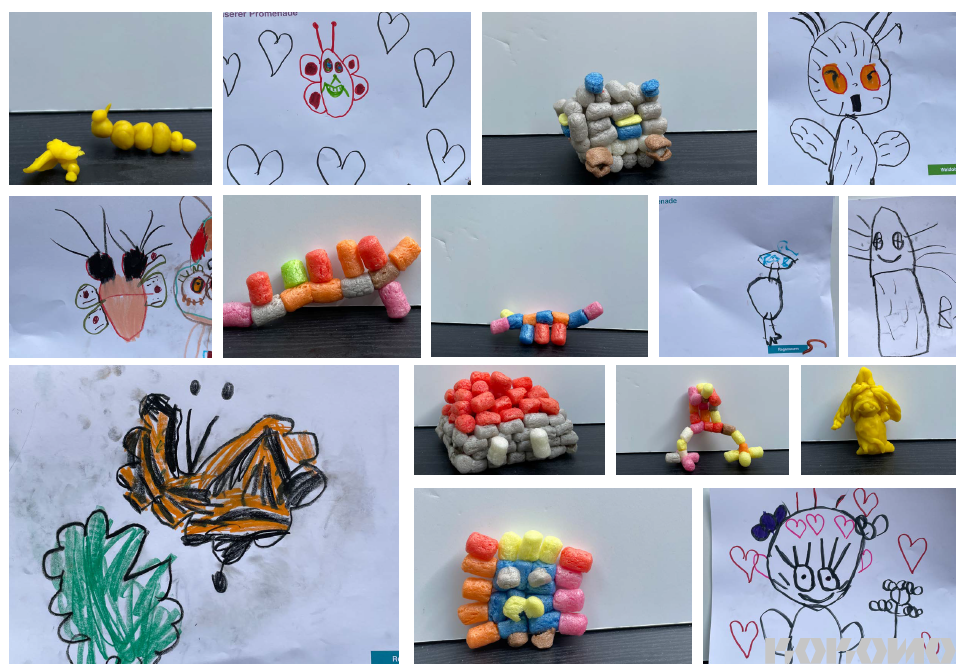 Gestaltungsideen der Kinder
