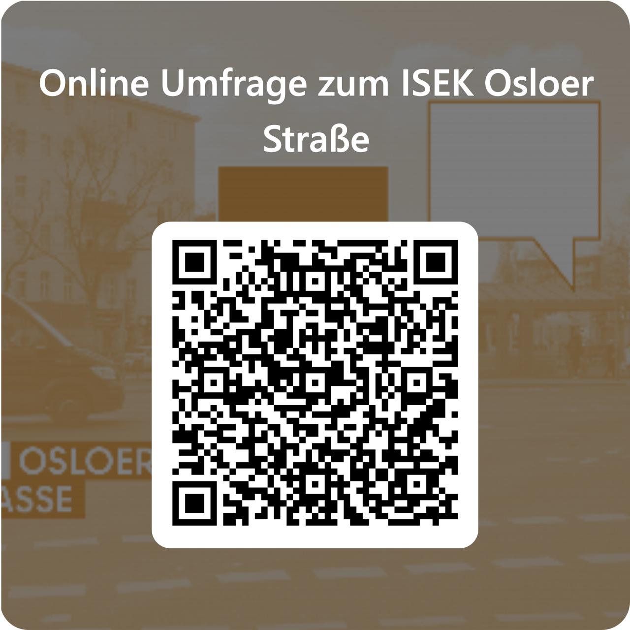 QR Code Online-Umfrage ISEK Osloer Straße