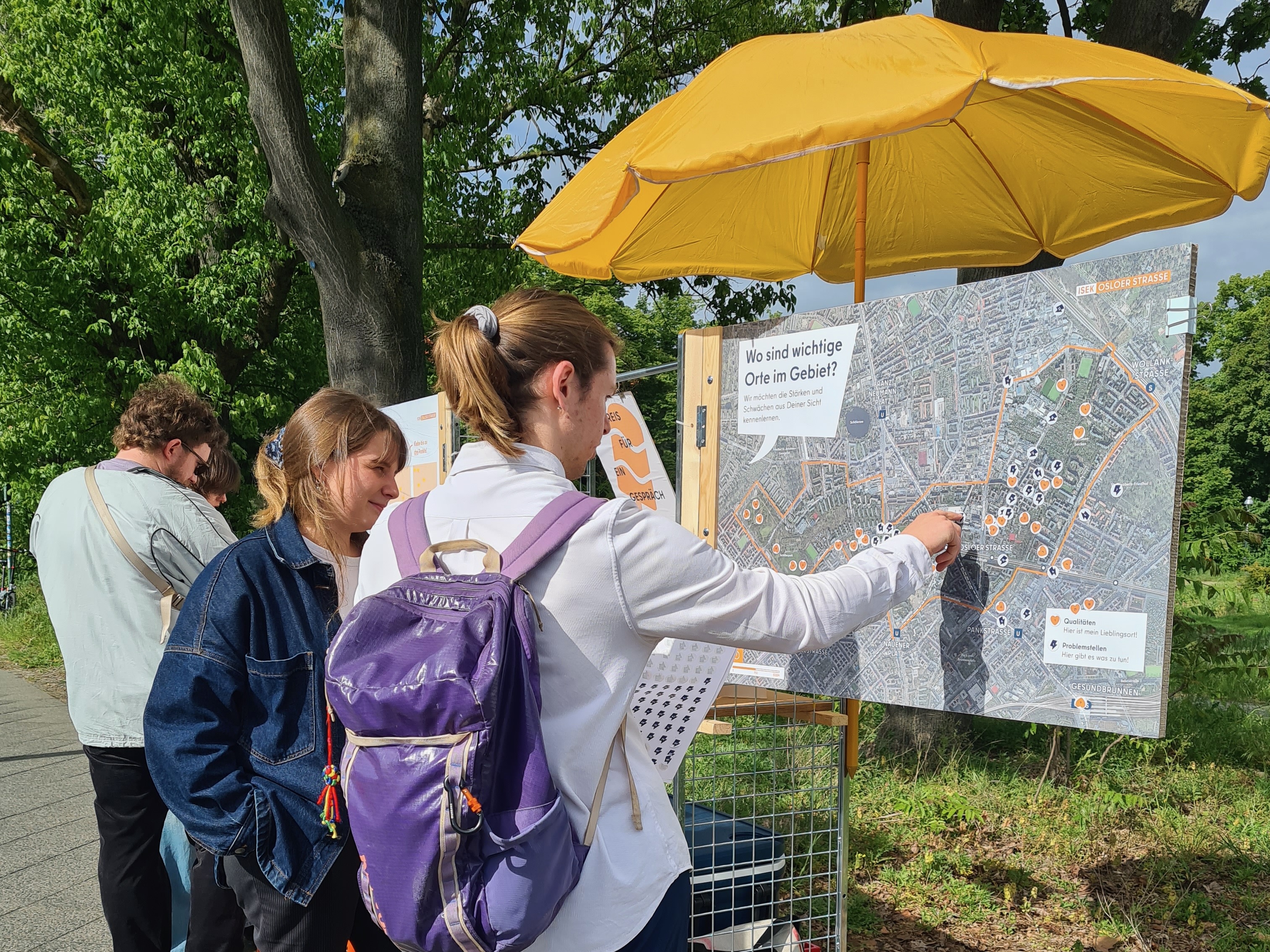 Mobile Beteiligungsstation Standort Louise-Schroeder-Platz