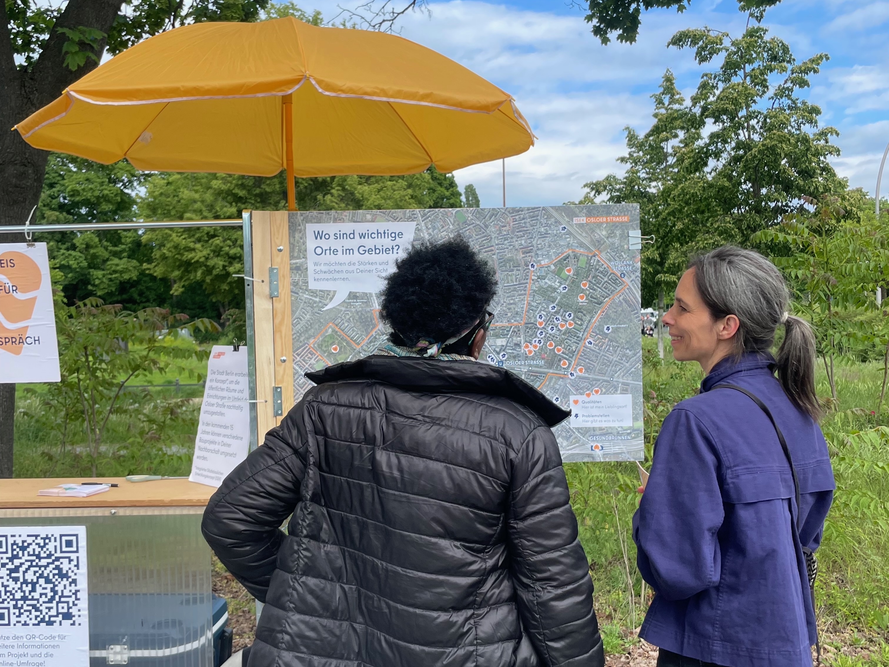 Mobile Beteiligunsstation Standort Louise-Schroeder-Platz